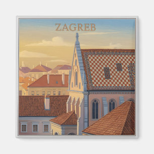 Zagreb - Kroatië - Reis naar het verleden  Magneet