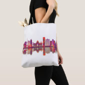 Zagreb Kroatië Skyline Tote Bag (Dichtbij)
