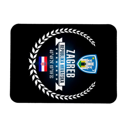 Zagreb Magneet (Horizontaal)