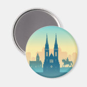 Zagreb Magneet (Voorkant / Achterkant)