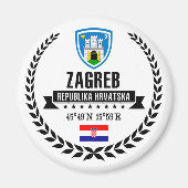 Zagreb Magneet (Voorkant)