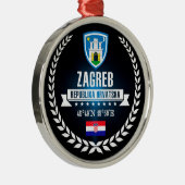 Zagreb Metalen Ornament (Rechts)