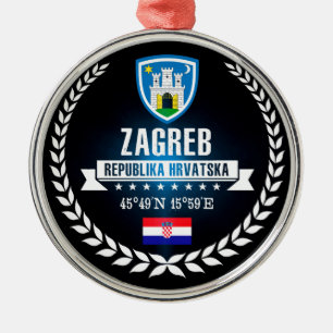 Zagreb Metalen Ornament