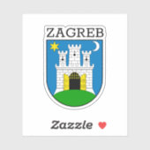 Zagreb wapenstilstand sticker (Vel)