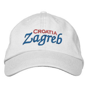 Zagrebackroatisch Geborduurd Honkbalpet Geborduurde Pet