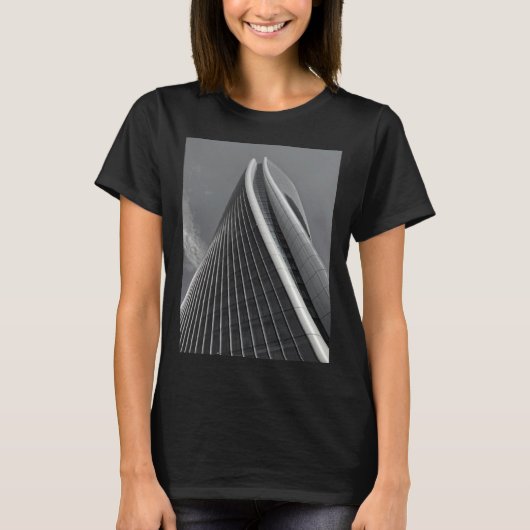 Zaha Architecture Skyscraper Building Office Urban T-shirt (Voorkant)