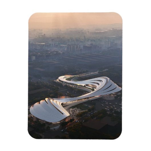 Zaha Hadid Art & Culture Centre Magneet (Verticaal)