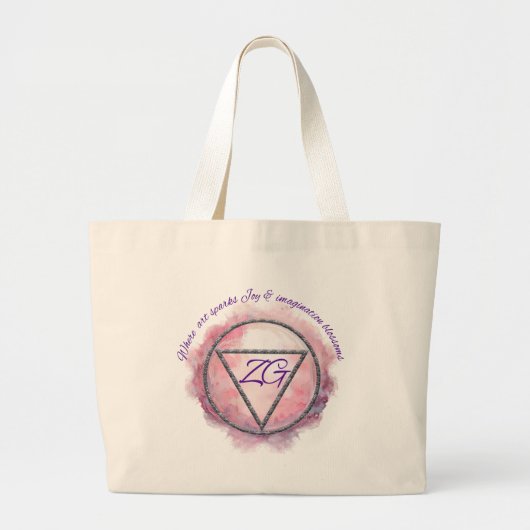 ZahariaGrace Merchandise Grote Tote Bag (Voorkant)