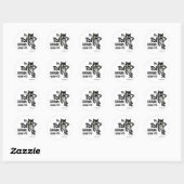 zahodi ronde sticker (Vel)