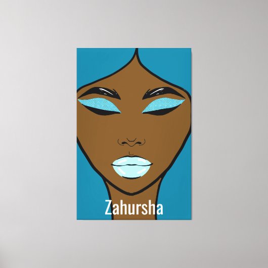 Zahursha Canvas Afdrukken (Voorkant)