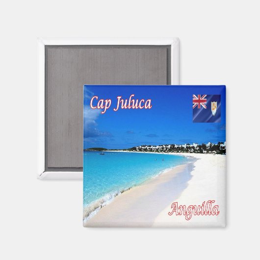 zAI006 PET JULUCA, Panorama, Anguilla, Fridge Magneet (Voorkant / Achterkant)