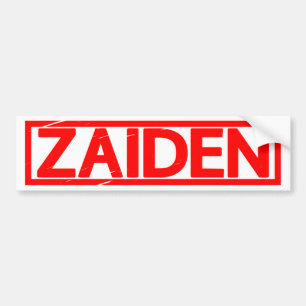 Zaiden Stamp Bumpersticker