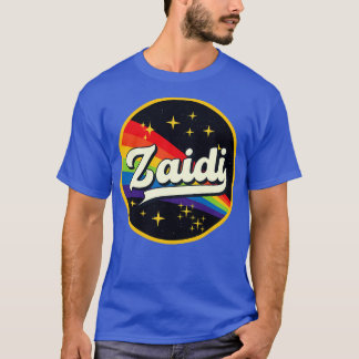 Zaidi regenboog in ruimte  stijl t-shirt
