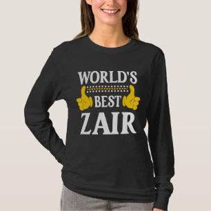 Zair Persoonlijke Naam Grappige Voornaam Wereld's T-shirt