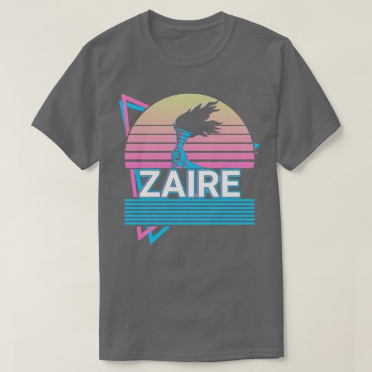 Zaïre Congo Congolese Retro Gift T-shirt (Design voorkant)