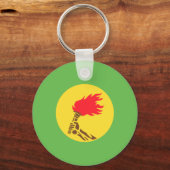 Zaïre, Democratische Republiek Congo Sleutelhanger (Voorkant)