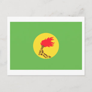 Zaïre Flag (1971-1997) Briefkaart