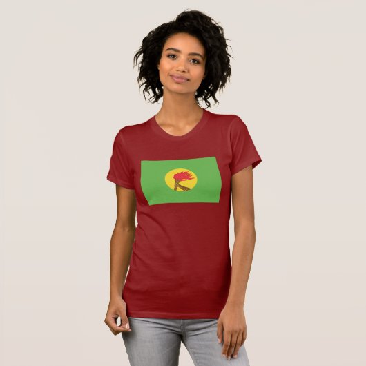 Zaire Flag T-shirt (Voorkant volledig)