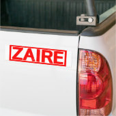 Zaire Stamp Bumpersticker (Op Truck)