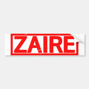 Zaire Stamp Bumpersticker