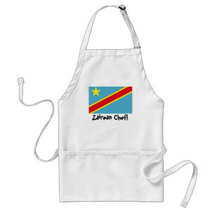 Zaïre vlagchef apron standaard schort