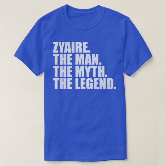 ZaïreZaïre Naam Zaïre voornaam T-shirt (Design voorkant)
