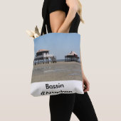 zak "Arcachon", voorzijde -"LesCabanes", achterzij Tote Bag (Dichtbij)