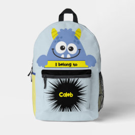 Zak Buddy Grappig Blauw Monster Rugzak