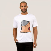 Zak cement bouwmaterialen t-shirt (Voorkant volledig)