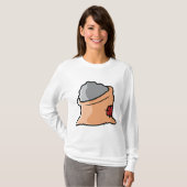 Zak cement bouwmaterialen t-shirt (Voorkant volledig)