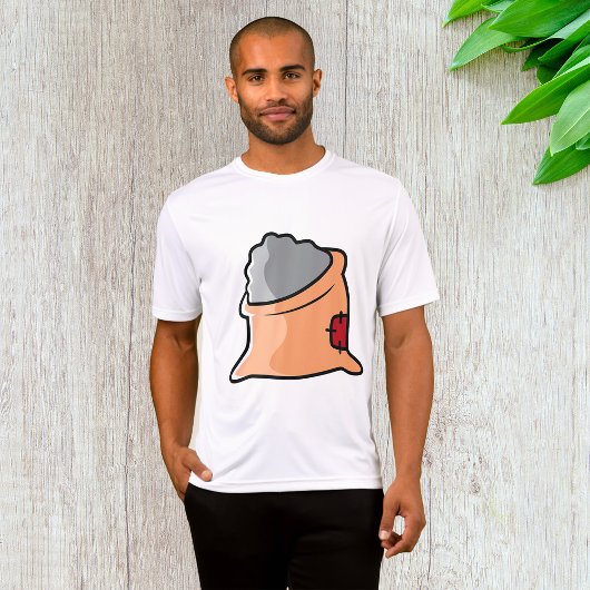 Zak cement bouwmaterialen t-shirt