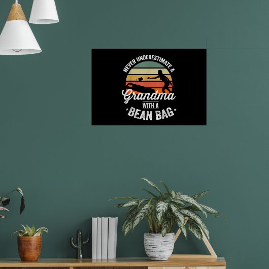 Zak cornhole Grappige boon Zak Oma 4 juli Poster (Woonkamer 1)