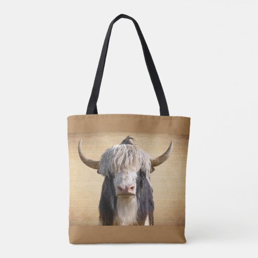 Zak de Yak-Canvas tas (Achterkant)