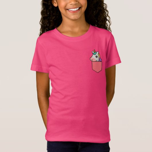 Zak eenhoorn  t-shirt (Voorkant)
