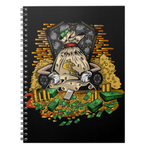 Zak geld notitieboek