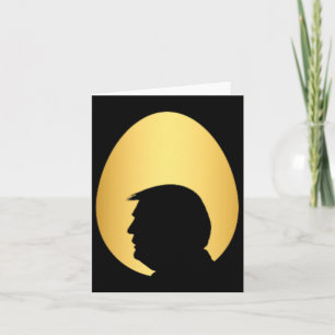 Zak Gouden Eieren Jacht Trump 45 47 Silhouet Geluk Kaart