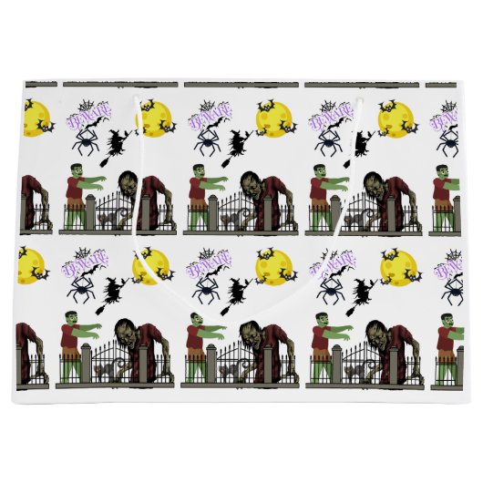 Zak grote cadeautas Zombie Halloween Land (Voorkant)