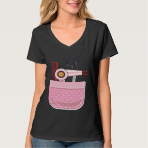 Zak haar föhn kam schaar kapsel kapper H T-shirt