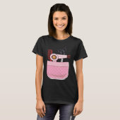 Zak haar föhn kam schaar kapsel kapper H T-shirt (Voorkant volledig)