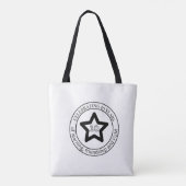 zak langs de kreek tote bag (Achterkant)