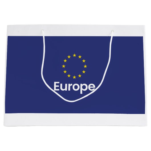   Zak logo europees monster  Groot Cadeauzakje (Voorkant)
