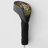 Zak met geld golfheadcover (Schuin)