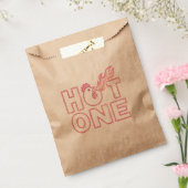 Zak met gunst van Hot One Bedankzakje (Gezegeld)