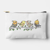 Zak met leuke cartoon vogels, Adorable Vogel Illus Etui (Voorkant)