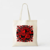 Zak met 'Rather Play Checkers'-print Tote Bag (Achterkant)