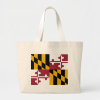 Zak met vlag van Maryland State - Verenigde Staten