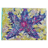 Zak met zeester cadeau groot cadeauzakje (Achterkant)