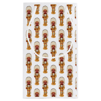 Zak Native American Notenkraker Kerstcadeau Klein Cadeauzakje