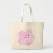 Zak Poeder Poeder Poeder 2 Jumbo Popflower Grote Tote Bag (Voorkant)