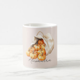 Zak pompoenen koffiemok